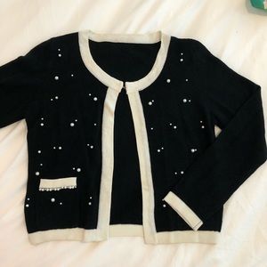 Vintage style light cardigan